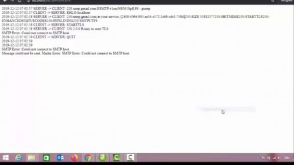 Phpmailer SMTP Error Could not connect to smtp host [100% Solved]