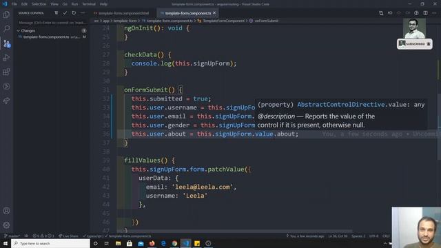 78. Get and Reset the Form Data controls in the Template Driven Forms in the Angular смотреть онлайн