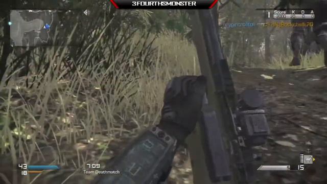 Call of Duty Ghosts: 32-3 TDM Sniping смотреть онлайн