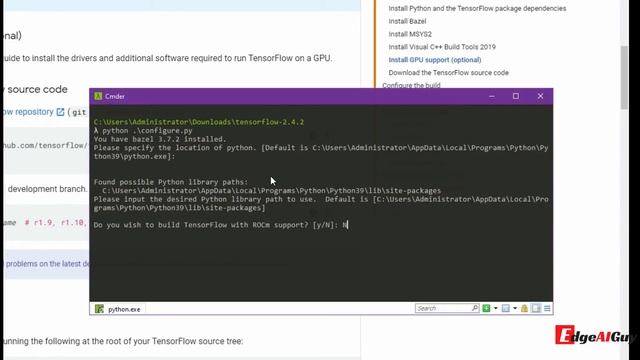 TensorFlow Lite C++ ( Windows Installation) смотреть онлайн