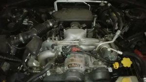 Subaru Forestet SG5 2.0 холодный пуск. -15. Стук четвертый цилиндр.
