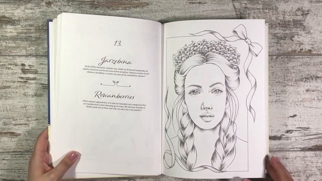 Обзор раскраски Slavic Beauties от Krystyna Nowak смотреть онлайн