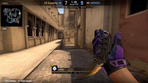 CS:GO POV Demo G2 m0NESY (21/14) vs Heroic (de_mirage) @ IEM Katowice 2023 GRAND FINAL