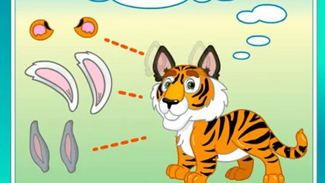 Мультик Игра для детей Найди мои ушки Cartoon Game for kids Find my ears смотреть онлайн