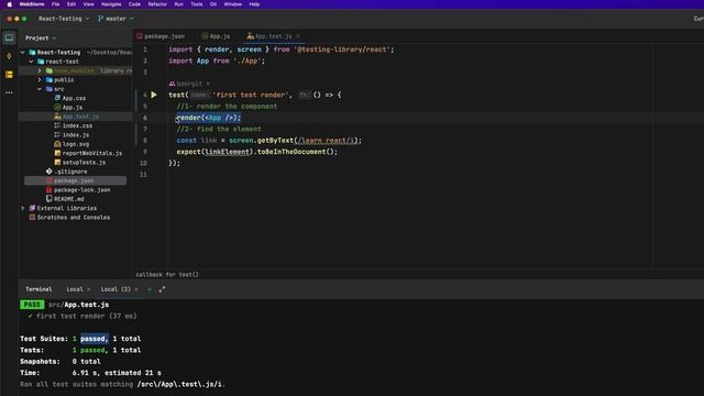 07-React Testing - Explan Test Page بالعربي смотреть онлайн