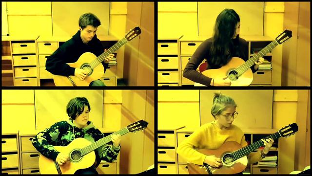 Online-Fachgruppenkonzert der Zupfinstrumente (Ausschnitt) | Yellow Train (Jürg Kindle) смотреть онлайн