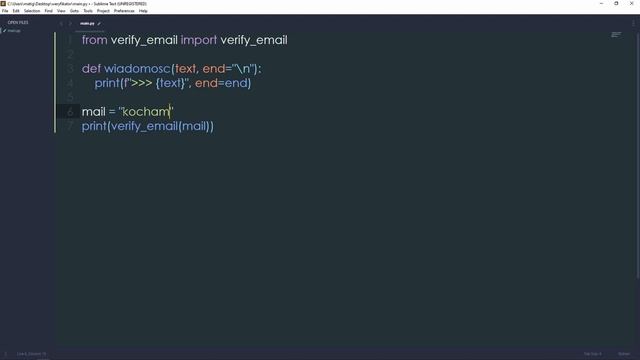 Weryfikator Adresów Email w Python смотреть онлайн