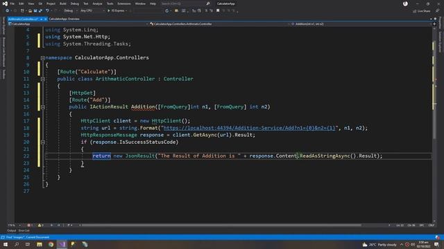 Create & Connect Microservices using ASP.NET Core Web Api смотреть онлайн
