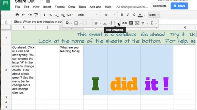 wrap text spreadsheet смотреть онлайн