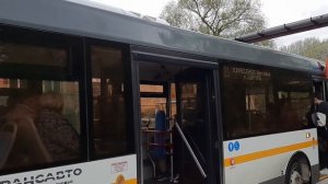 Автобус ЛиАЗ-4292.60(1-2-1) следует по маршруту 21 «А/в Воскресенск - Цюрупы»