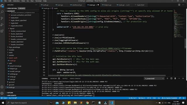 Golang HTTP User Authentication Yabi Series 11 | Golang Web Development | WebAssembly Auth System смотреть онлайн