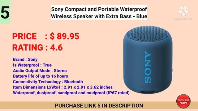 Top 10 Best and New Sony Portable Bluetooth Speakers of 2021 | Price & Reviews смотреть онлайн