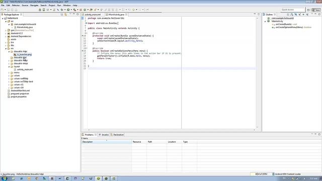 Part 4: Creating a Hello World Android App смотреть онлайн