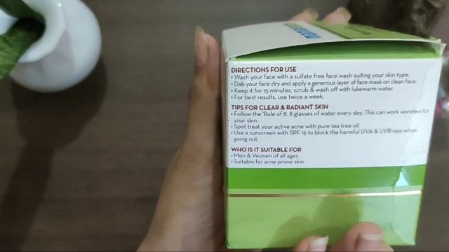 Mamaearth Neem face mask | with Neem & tea tree for PIMPLES & zits | honest review смотреть онлайн