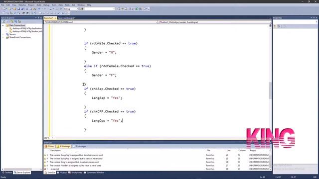 Make Simpal Registration Form in Viusal Studio-2008 And connect SQL-Database | King YT смотреть онлайн