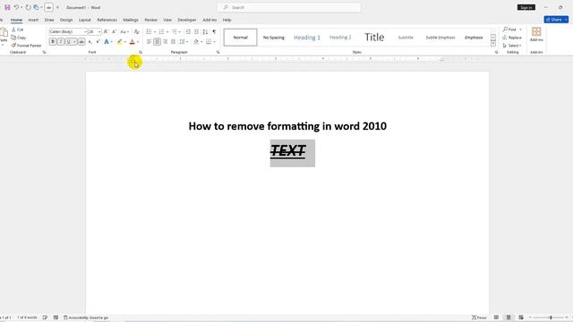 How to remove formatting in word 2010 смотреть онлайн
