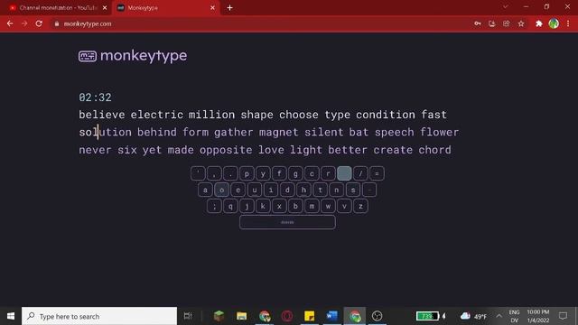 5 minute typing test with Dvorak [PB] смотреть онлайн