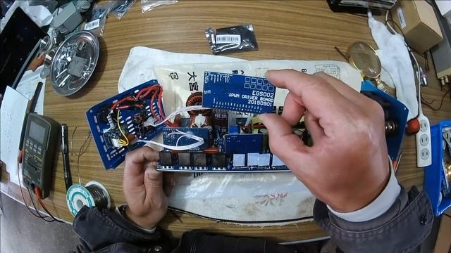 【高圧ﾄﾞﾗｲﾊﾞｰ基板不良】LVYUAN（リョクエン）インバーター 正弦波 24V 2000W 最大4000W HiLetgo EGS002 付けてみた