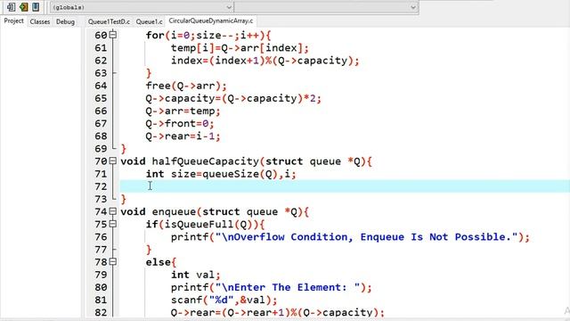 Circular Queue | Circular Queue Implementation using dynamic array | writing code | part 2 смотреть онлайн