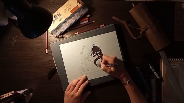 Рисуем фонтан. Как изображать воду в графике? Урок по рисованию смотреть онлайн