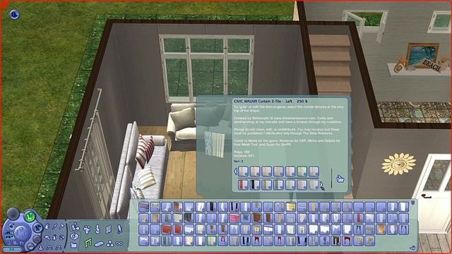 Строительство Симс 2 | Светлый семейный домик c дополнениями | The Sims 2 Speed Build | CC смотреть онлайн
