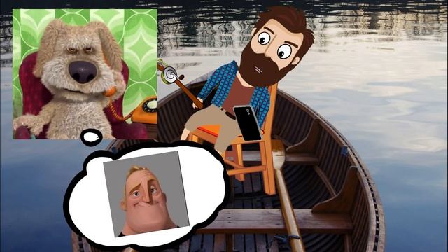 Mr Incredible VS TALKING BEN – meme animation смотреть онлайн