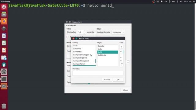 Install Screenkey and Keymon on Ubuntu смотреть онлайн
