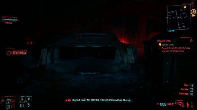 Search for clues near the gas station (Pyramid Song) Cyberpunk 2077 смотреть онлайн