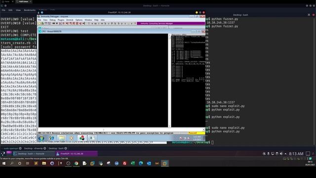 Explaining Buffer Overflow with Immunity Debugger P1 | TryHackMe Buffer Overflow P1 смотреть онлайн