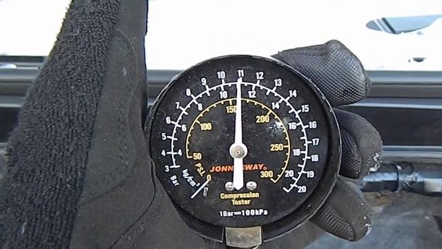 Компрессия 4-й цилиндр 0307