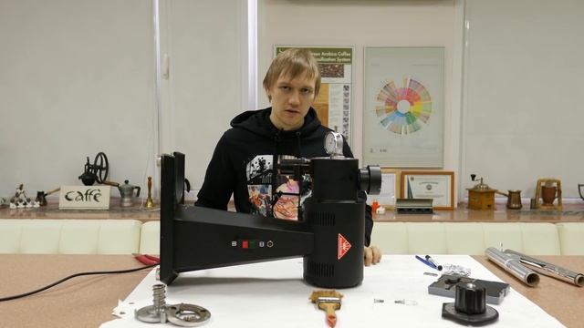 Как выравнивать жернова на кофемолке EK43 смотреть онлайн