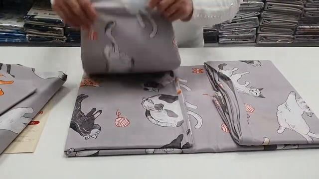 MG3855 КПБ "Kitties" с натяжной простыней смотреть онлайн