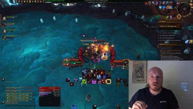 WoW Tanking Guide for Beginners - Temple of Sethraliss - Blood DK смотреть онлайн
