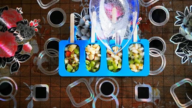 ДОМАШНИЙ ФРУКТОВЫЙ ЛЁД.Пошаговый и быстрый рецепт. смотреть онлайн