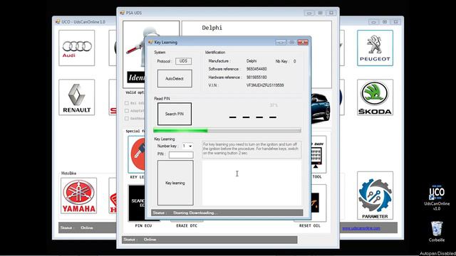 FIRST READ PIN DELPHI UDS 2016+ PEUGEOT CITROEN DS смотреть онлайн
