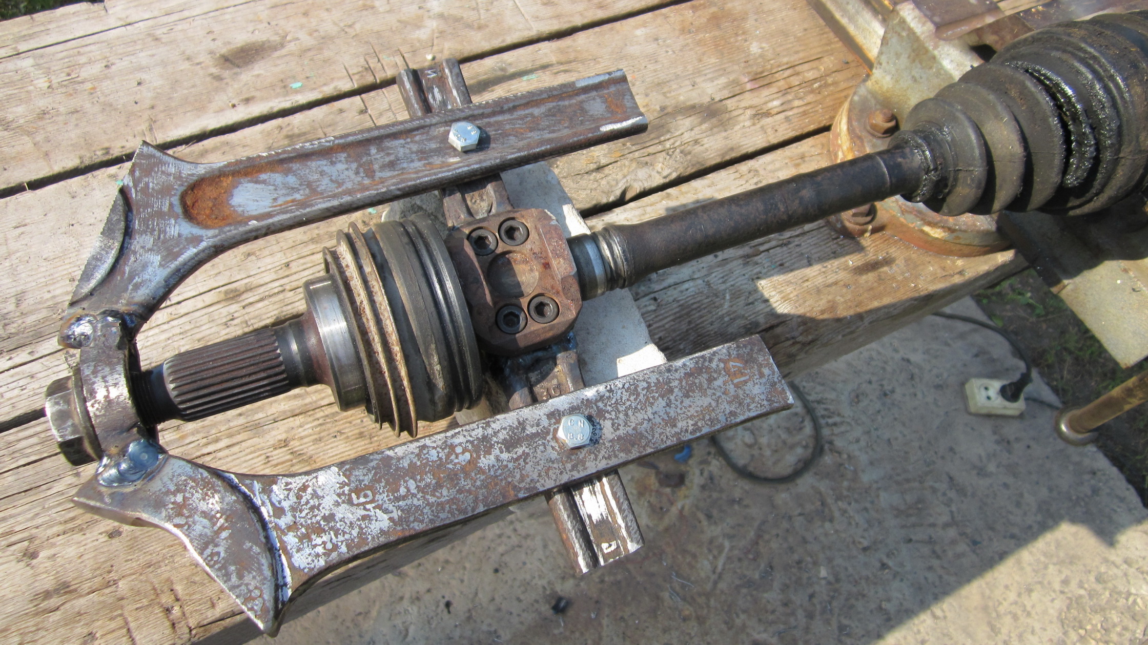 Съёмник наружного ШРУСа своими руками смотреть онлайн