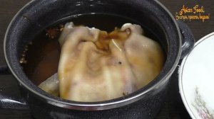 Как приготовить свиные уши вкусно, для азиатских салатов .