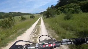 Эндуро покатушка на китайских мотоциклах 250 кубов по лесам, горам и полям.