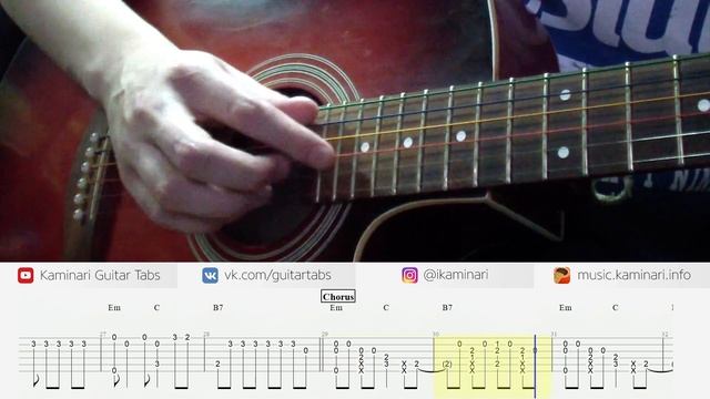 [Guitar Lessons] Camila Cabello – HAVANA (acoustic fingerstyle guitar cover with TAB and MIDI) смотреть онлайн