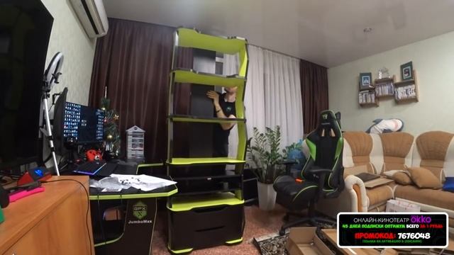 #геймер Геймерский стеллаж обзор покупки и сборки смотреть онлайн