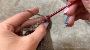 Мужские носки крючком