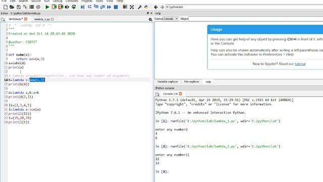 Python(Lambda Function) смотреть онлайн