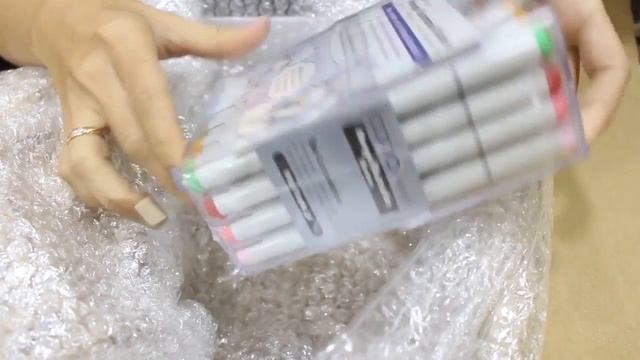 UNBOXING | KIT COPIC SKETCH MANGA 24 CORES смотреть онлайн
