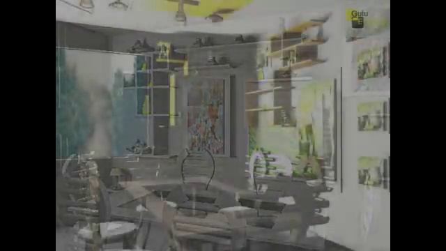 Декор современной кухни, полки, картины, мебель, светильники, стол, стулья, шкафы смотреть онлайн