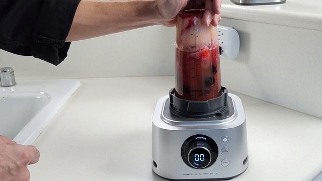 Make Cherry Berry Sorbet with No Refined Sugar | Ninja Foodi Power Blender & Ivation Ice Cream Make смотреть онлайн