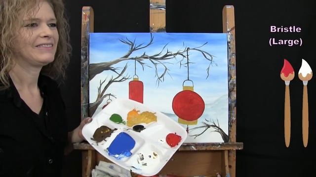 How to Paint the CHERRY BLOSSOM LANTERNS with Acrylic - Paint & Sip at Home Step by Step Lesson смотреть онлайн