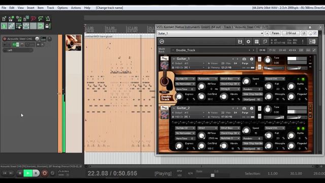 Acoustic Guitar VST Kontakt Sample Library Best Service Chris Hein Guitars Strumming