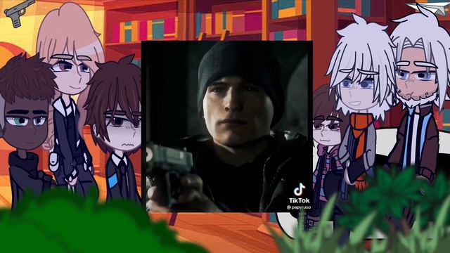 Dbh react to Markus | gacha club | 2/? | Remake смотреть онлайн
