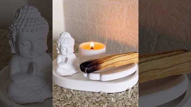 Набор для медитации с ароматической свечей и Пало Санто. Видео для Авито. смотреть онлайн