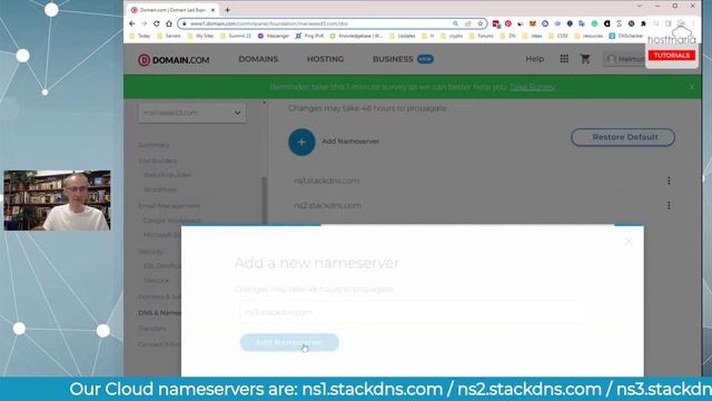 How to change Domain.com nameservers - HostMaria смотреть онлайн